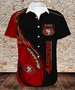 49ers aloha shirt, 49ers hawaiian, 49ers hawaiian shirt, hawaiian 49ers shirt, niners hawaiian shirt, san francisco 49ers hawaiian shirt